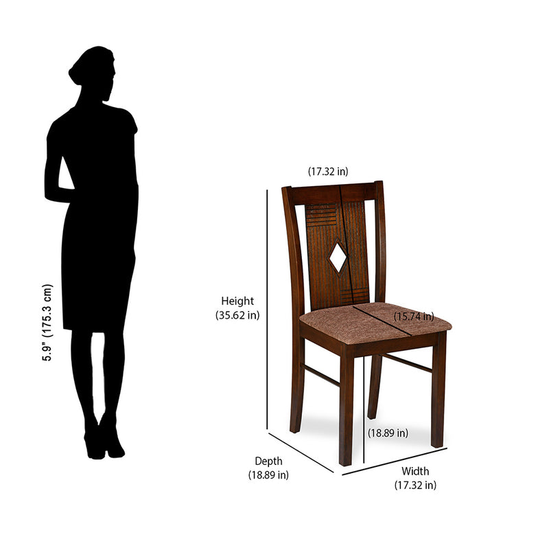 Tansy 4 Seater Dining Set (Antique Cherry)