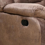 Inpro 1 Seater Manual Fabric Recliner Sofa- Brown