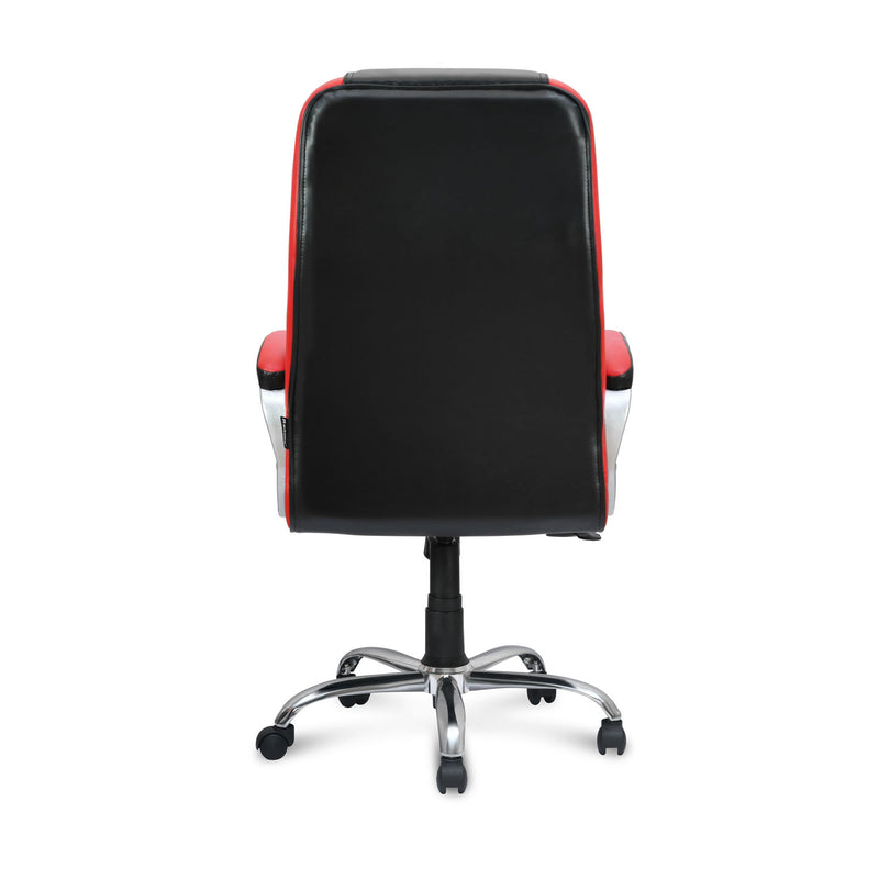 Kyoto High Back Office Chair - Black and Red