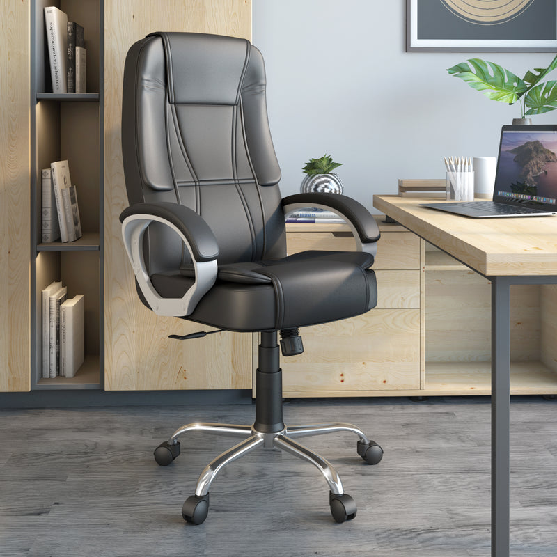 Nilkamal Kyoto High Back Office Chair - Black
