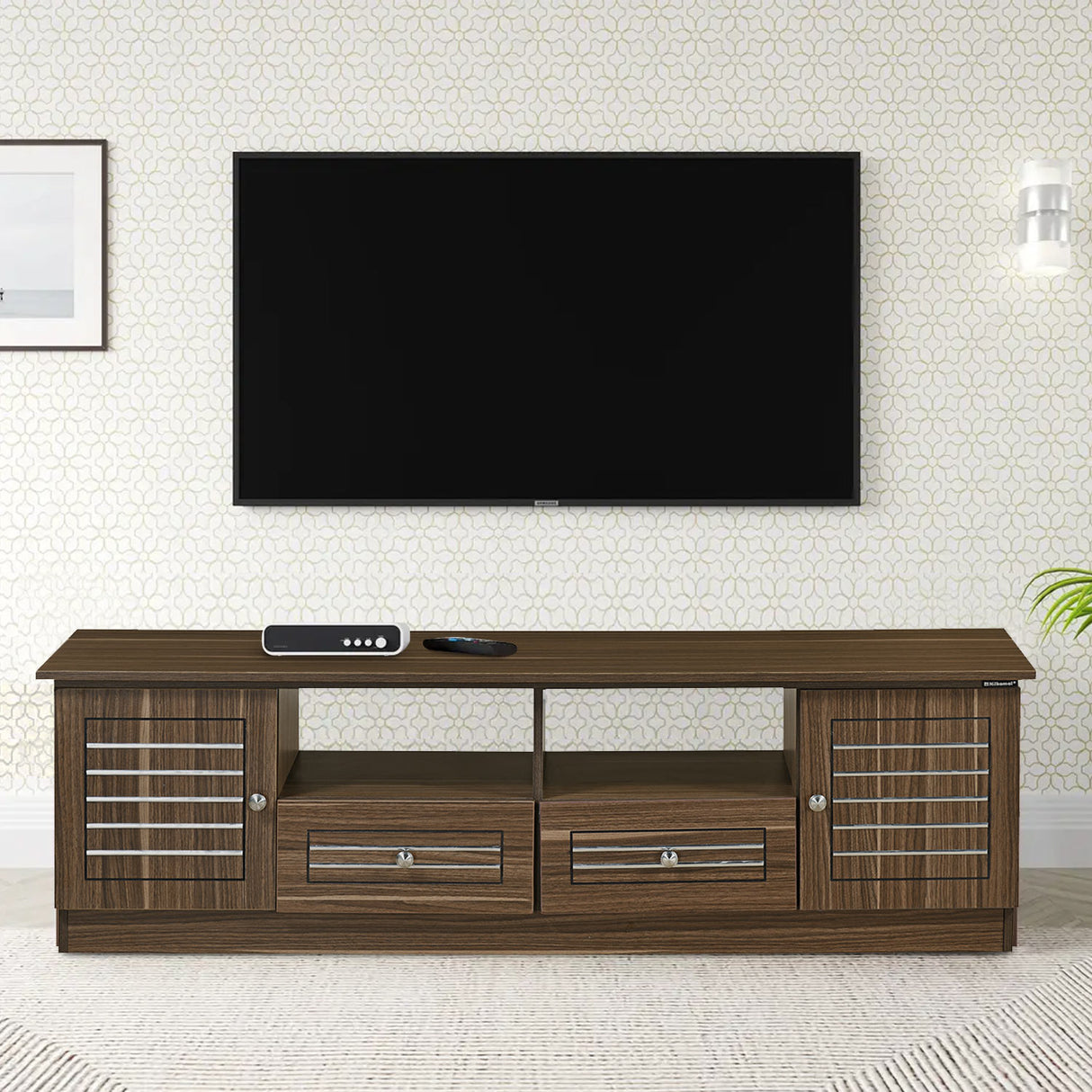 Nilkamal iris Tv Cabinet Walnut Liristvcbntwnt