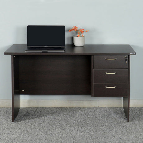 Nilkamal maximus 5Ft Engineered Wood Office Table New Wenge