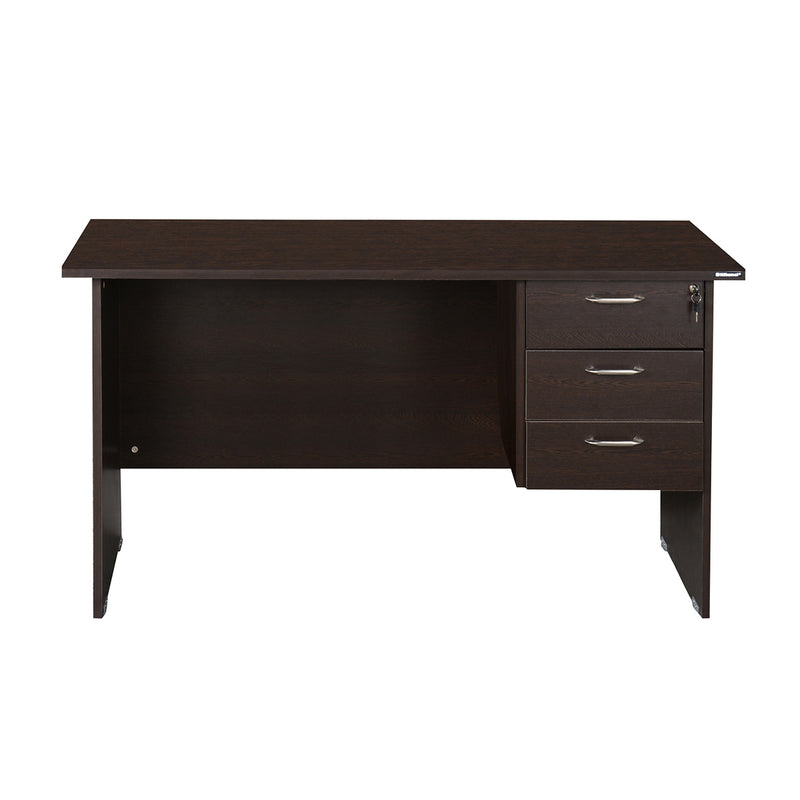Maximus 5ft Engineered Wood Office Table (New Wenge)