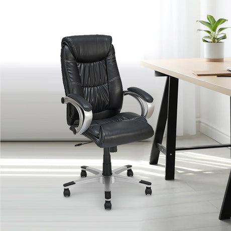 Nilkamal Libra High Back Soft Leatherette Office Chair - 02