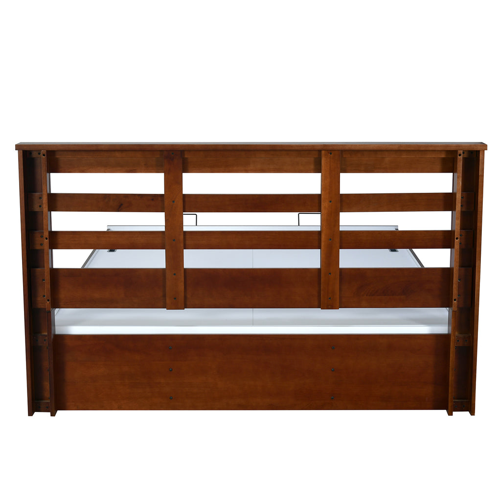 Maple Prime Bed with Semi Hydraulic Storage (Walnut)