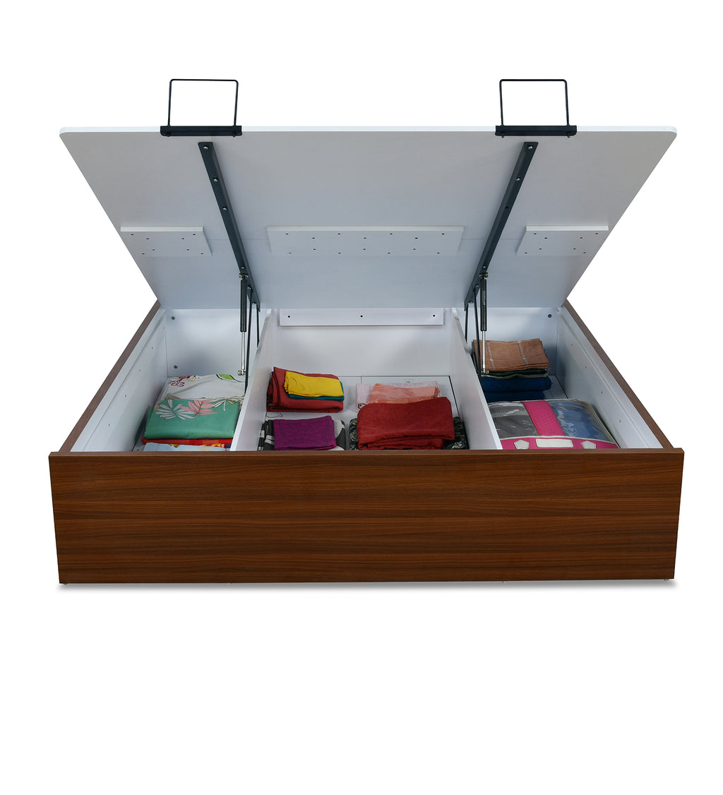 Maple Prime Bed with Semi Hydraulic Storage (Walnut)