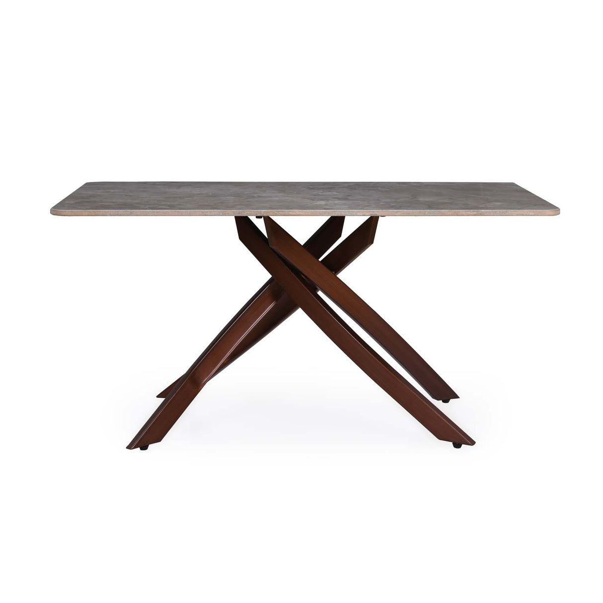 Polaris Ceramic Top Center Table- Brown