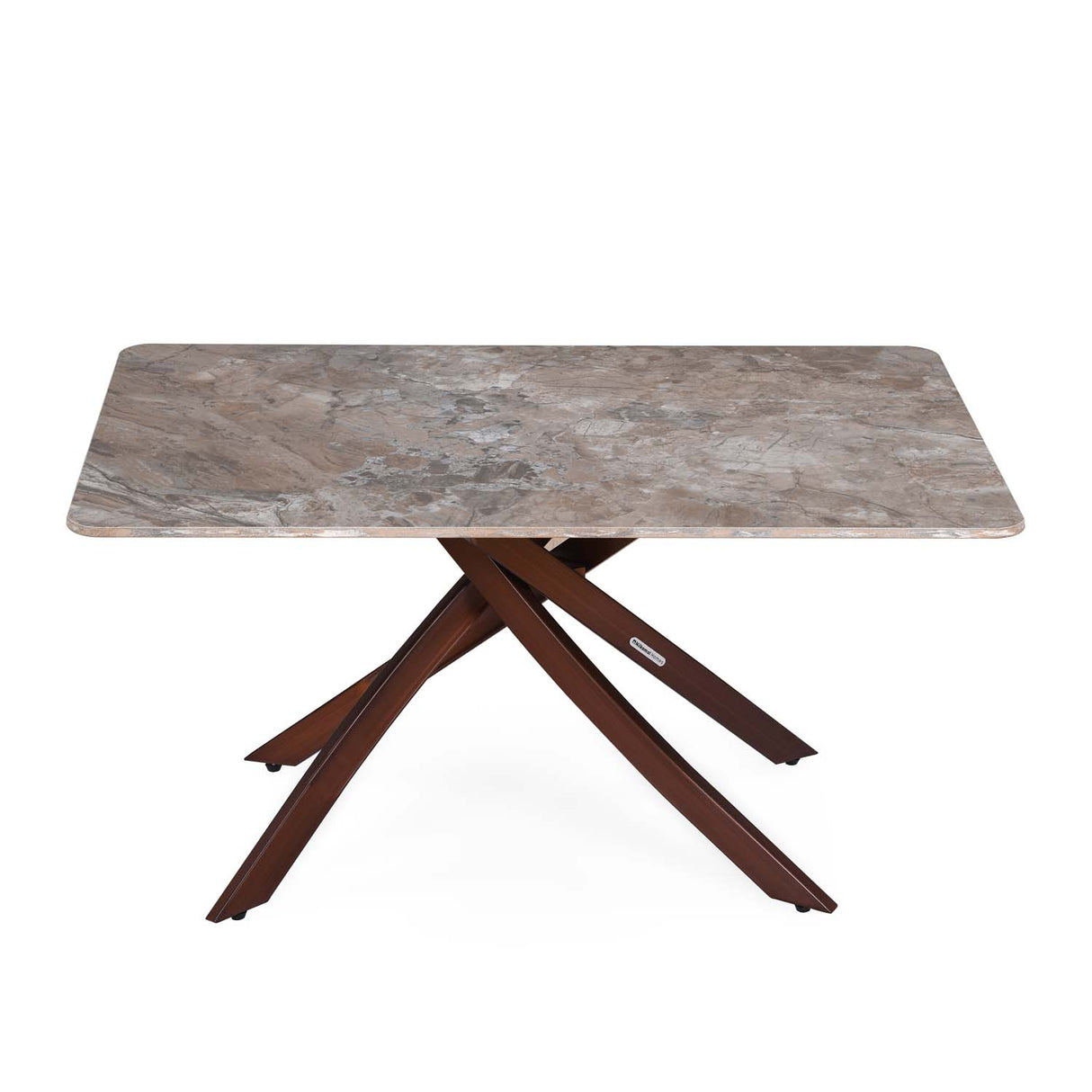 Polaris Ceramic Top Center Table- Brown