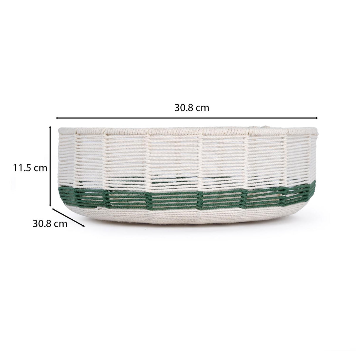 Decorative Mesh Urli- Green & Beige
