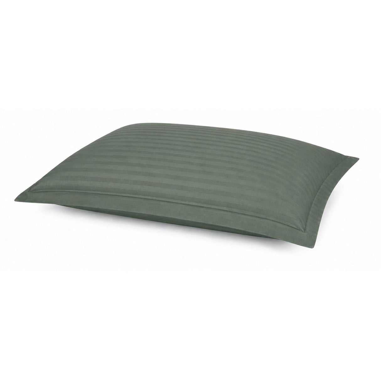 Solid Polyester Queen Bedsheet with 2 Pillow Covers- Green