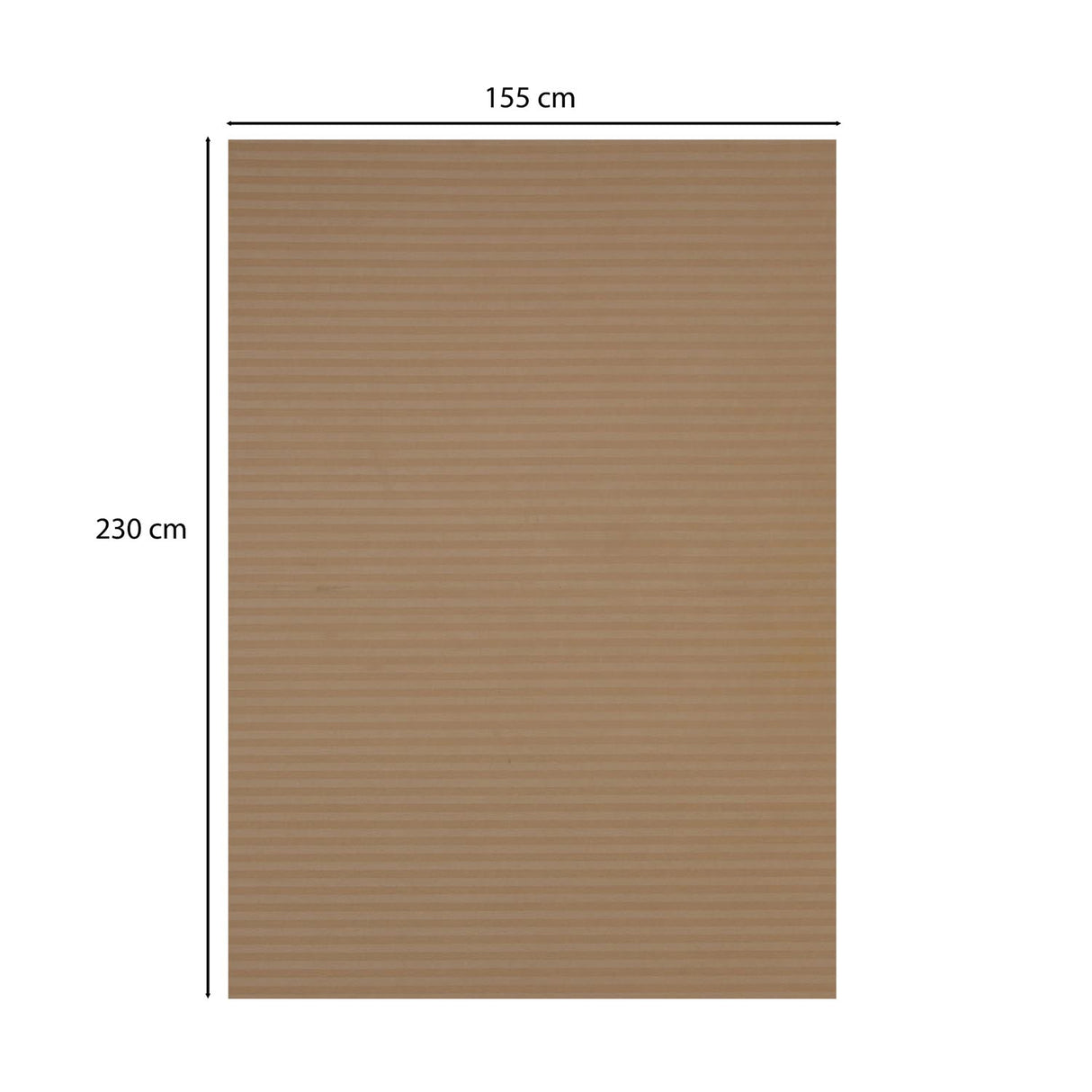 Solid Polyester Single Bedsheet with 1 Pillow Cover- Camel