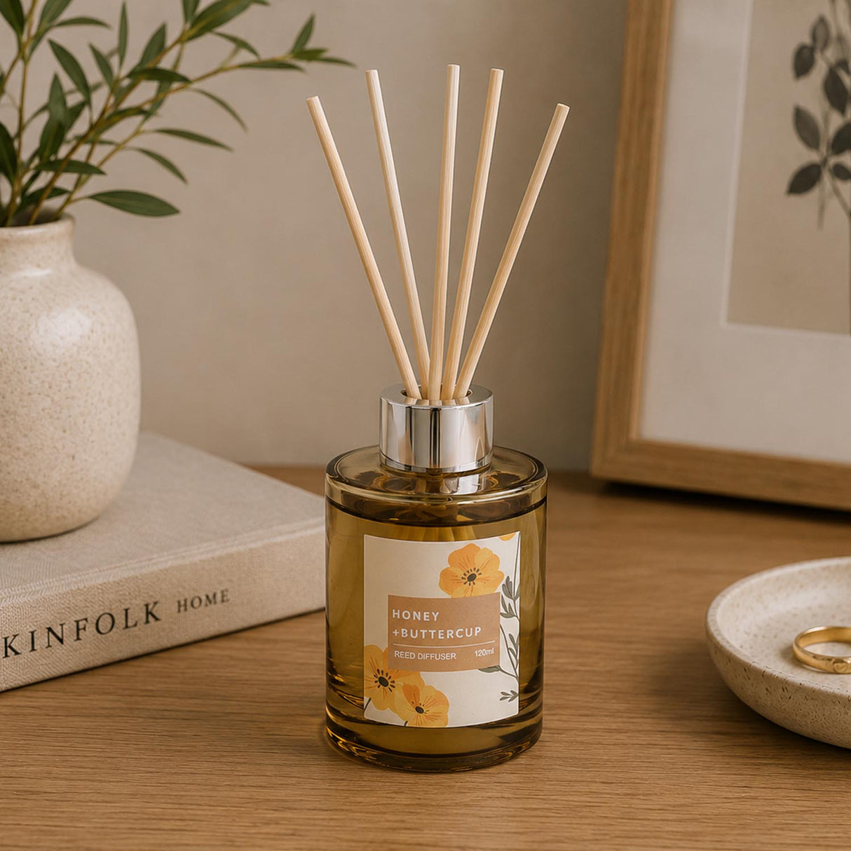 Breeze Town Honey Reed Diffuser- Yellow