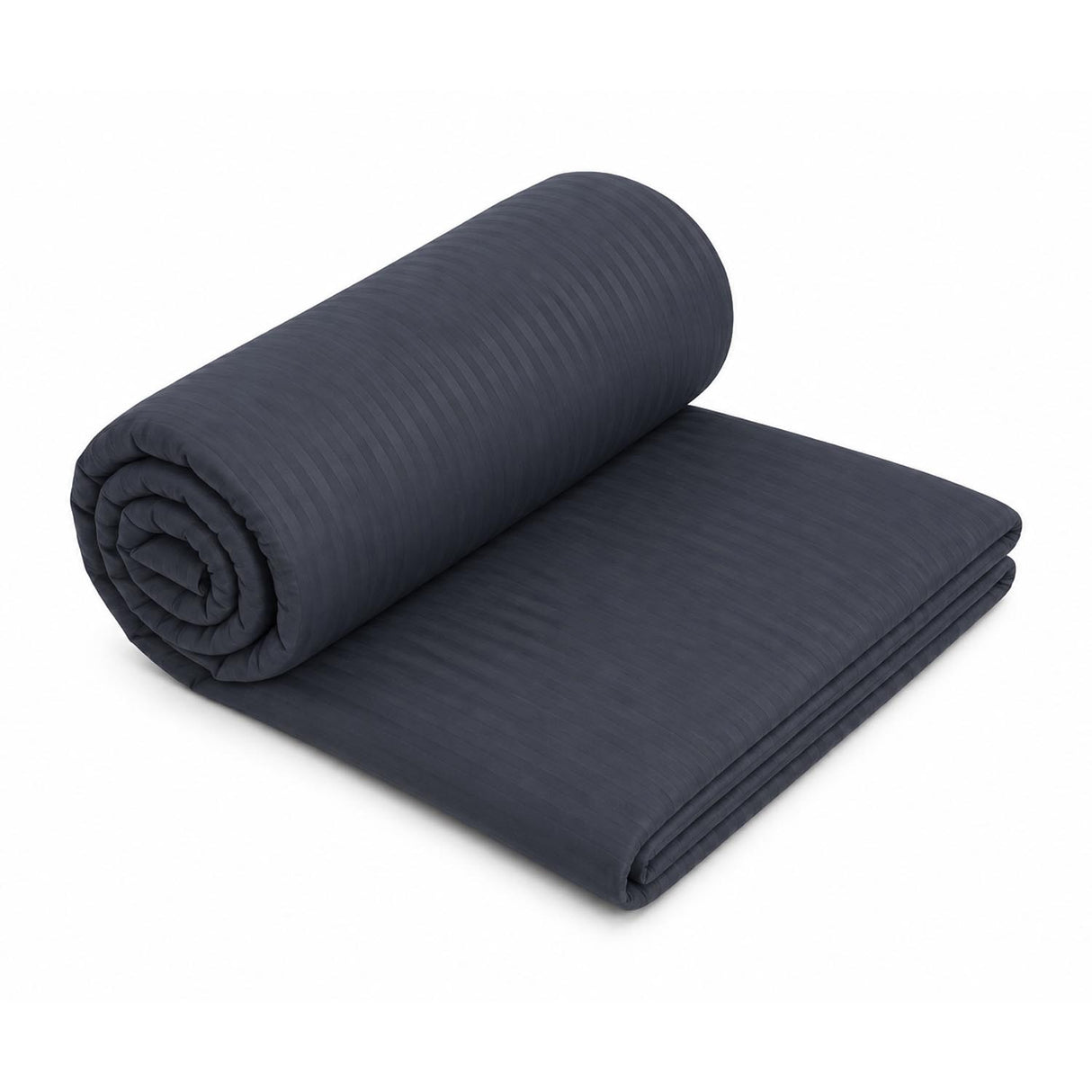 Solid Polyester Double Comforter- Dark Grey