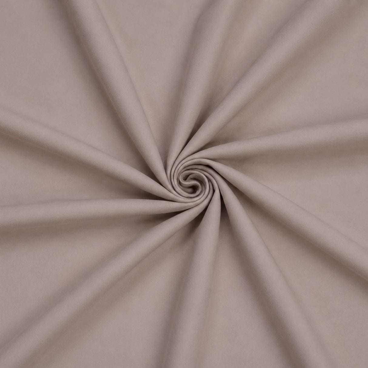 Solid 4 Pieces Polyester Double Bedding Set- Mocha