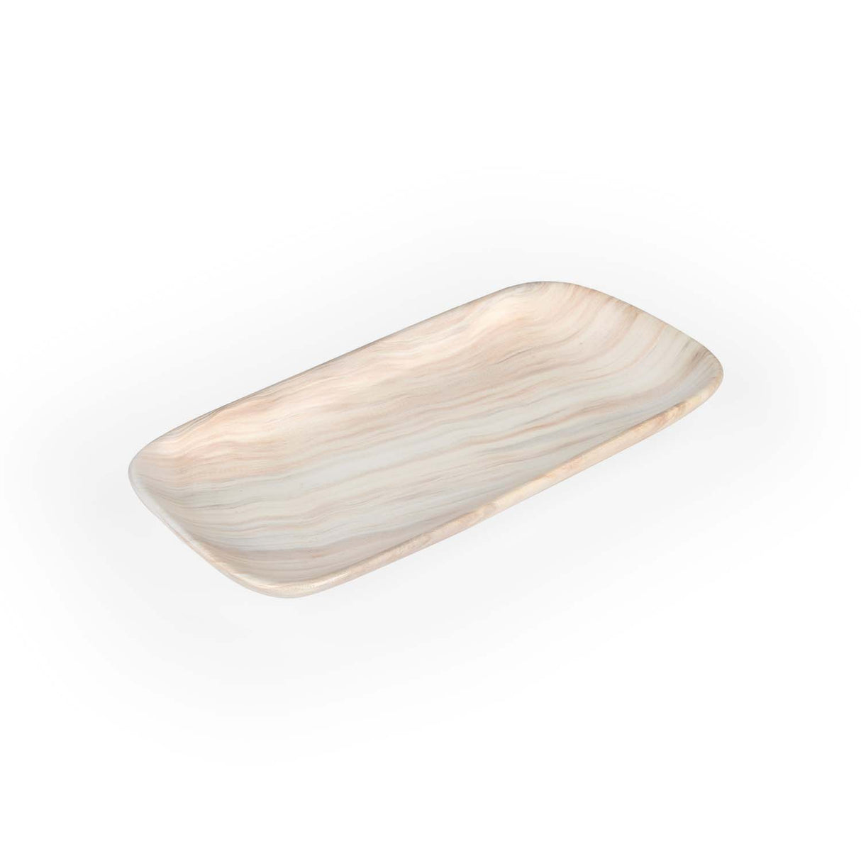 Decorative Ceramic Platter- White