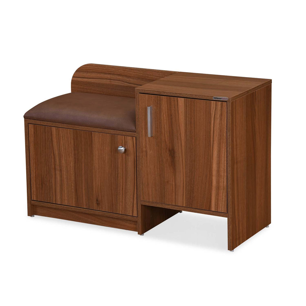 Magnus 2 Door Shoe Cabinet- Lyon Walnut