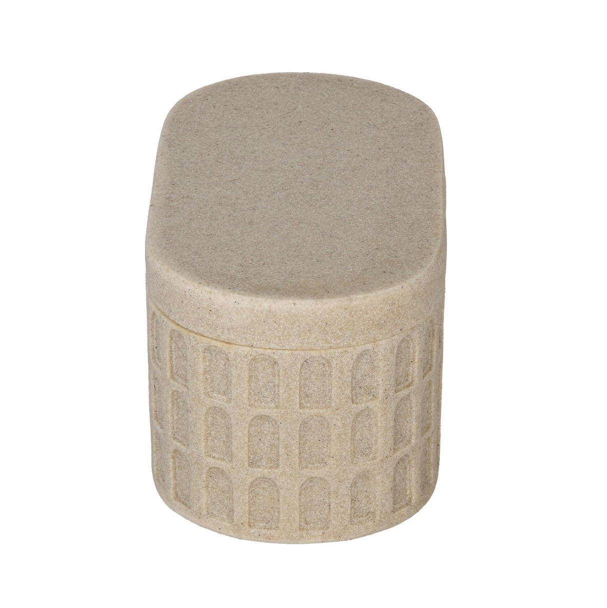 Arch Polyresin Storage Box- Sand