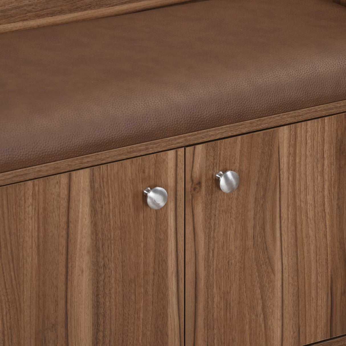 Magnus 3 Door Shoe Cabinet- Lyon Walnut