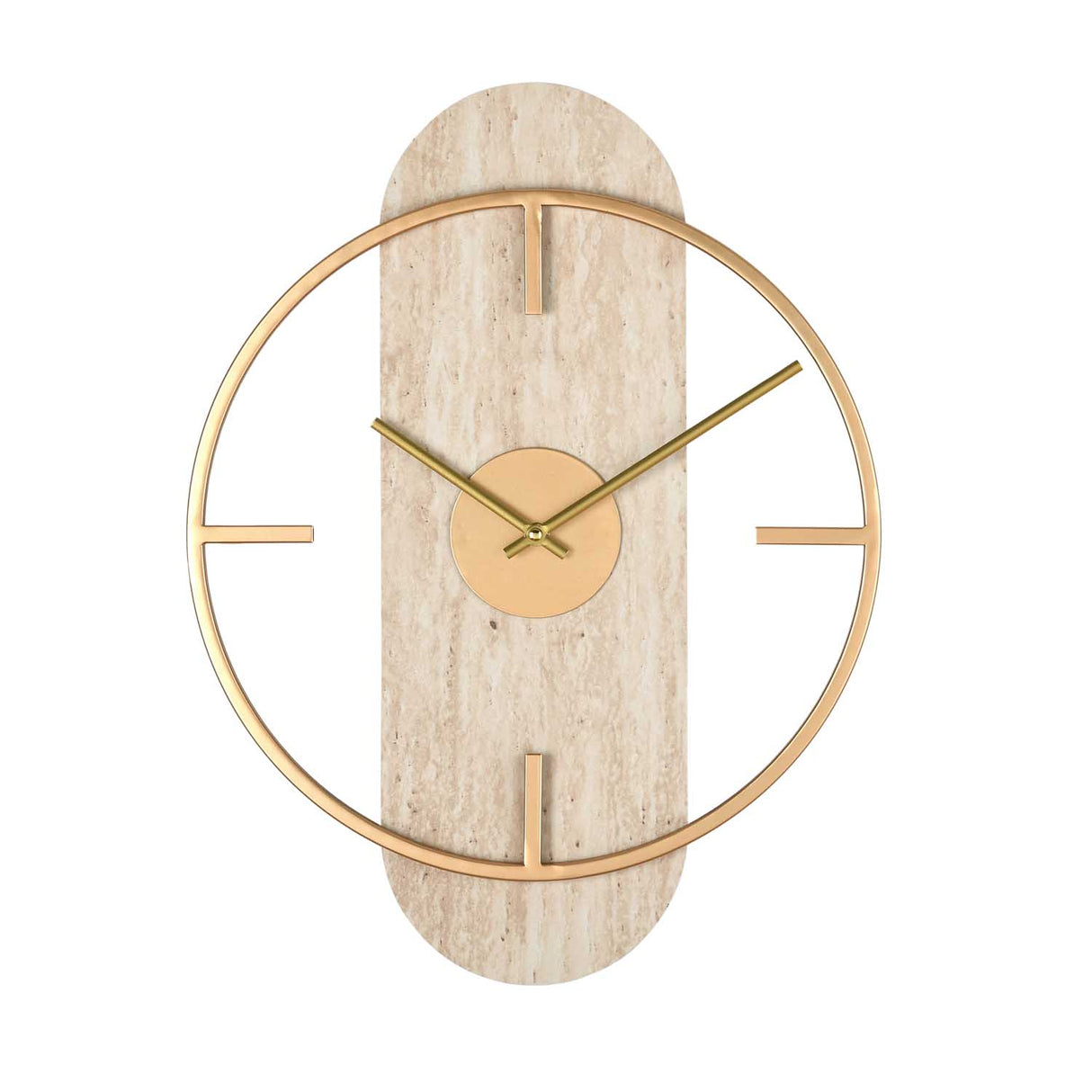Modern Wall Clock- Cream