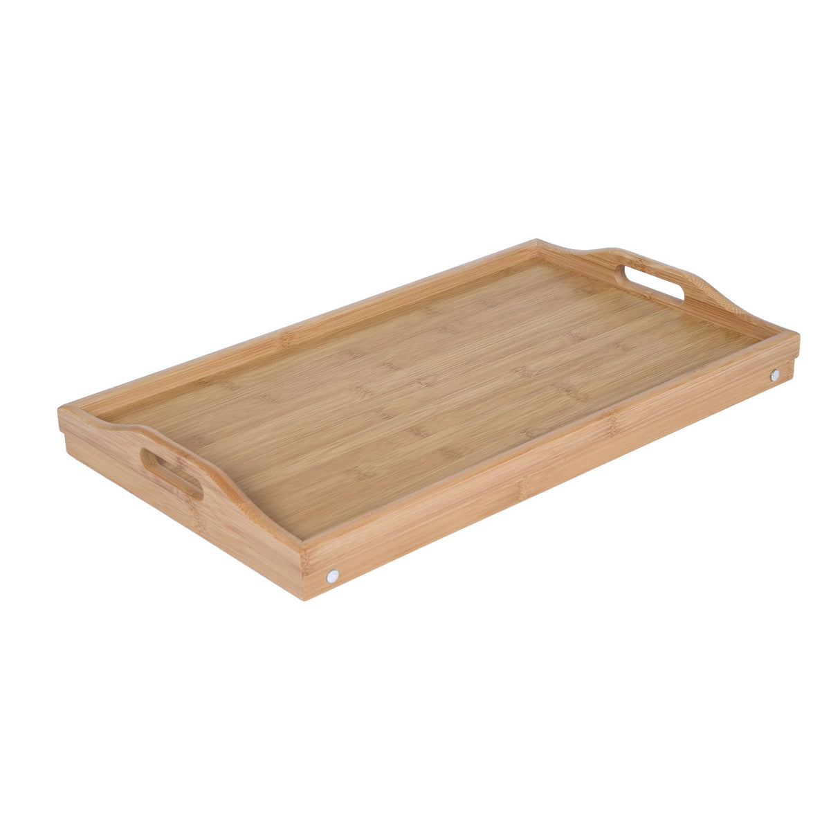 Breakfast Serving Bamboo Table- Beige