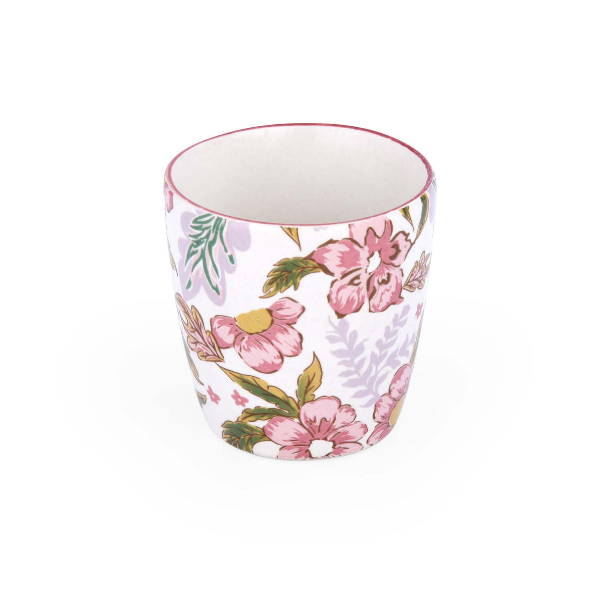 Floral Coffee Mug- Pink