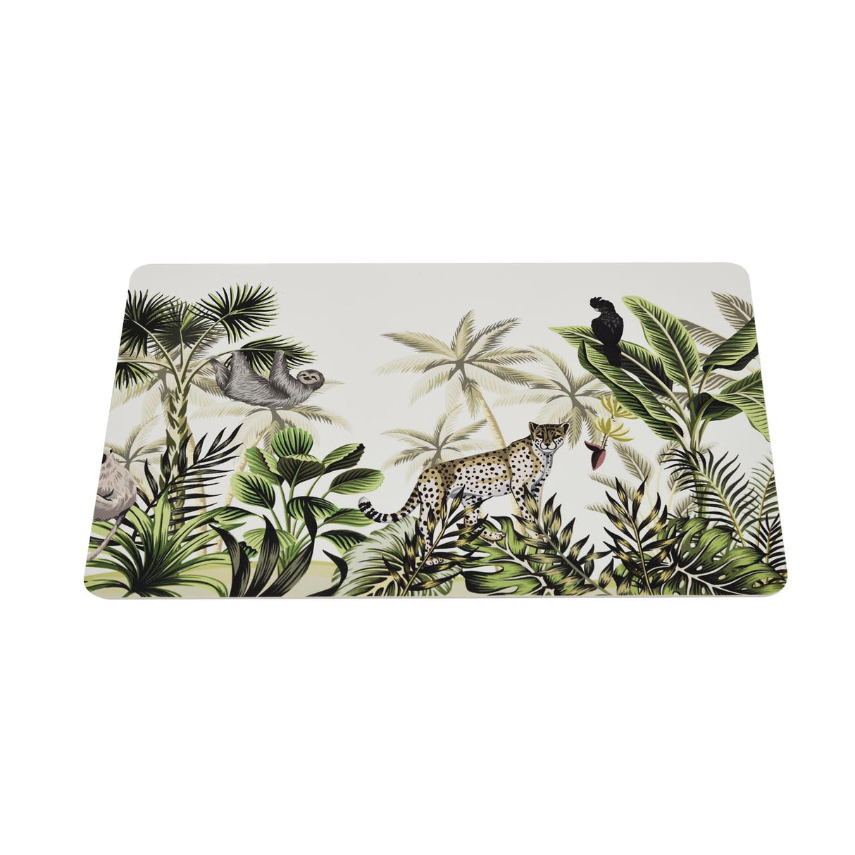 Jungle Print Placemat Set of 4- Multicolor