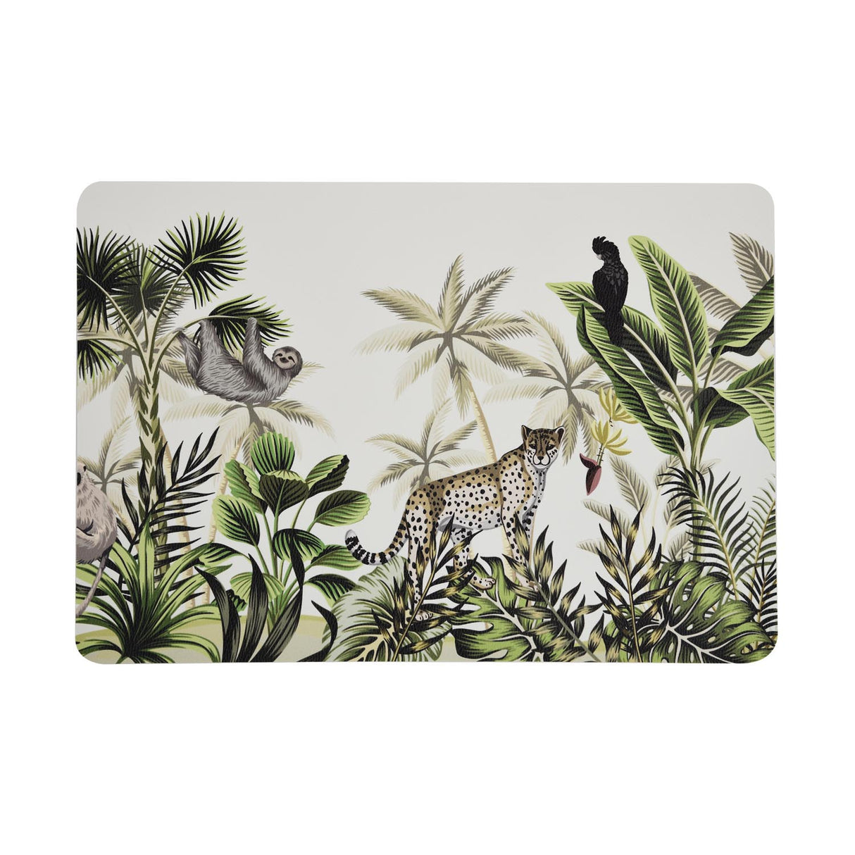 Jungle Print Placemat Set of 4- Multicolor