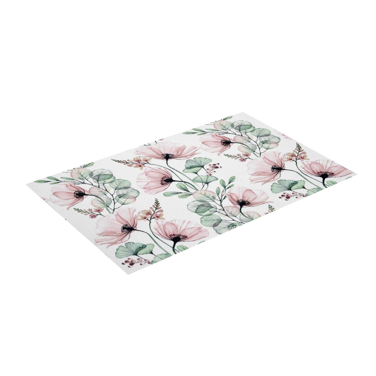 Floral PVC Placemat Set of 4- Pink