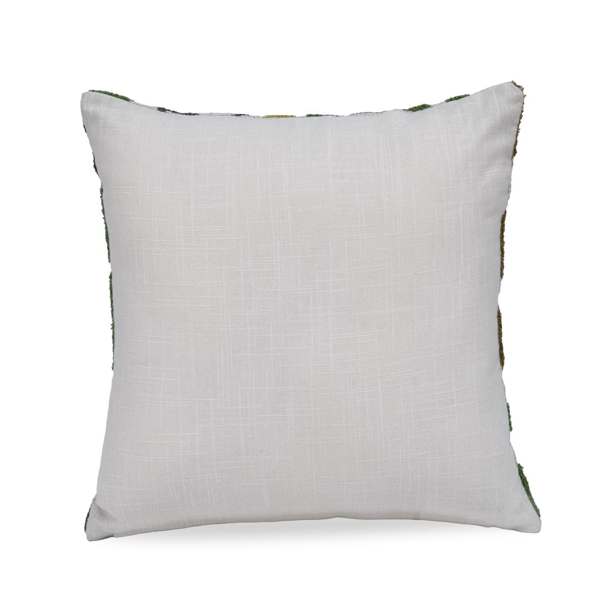 Garden Glow Embroidered 16" x 16" Cushion Cover- Green