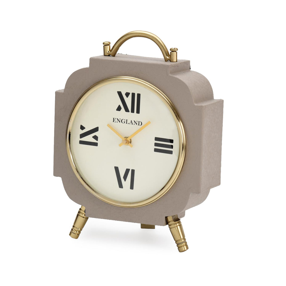 Classic Moroccan Table Clock- Taupe