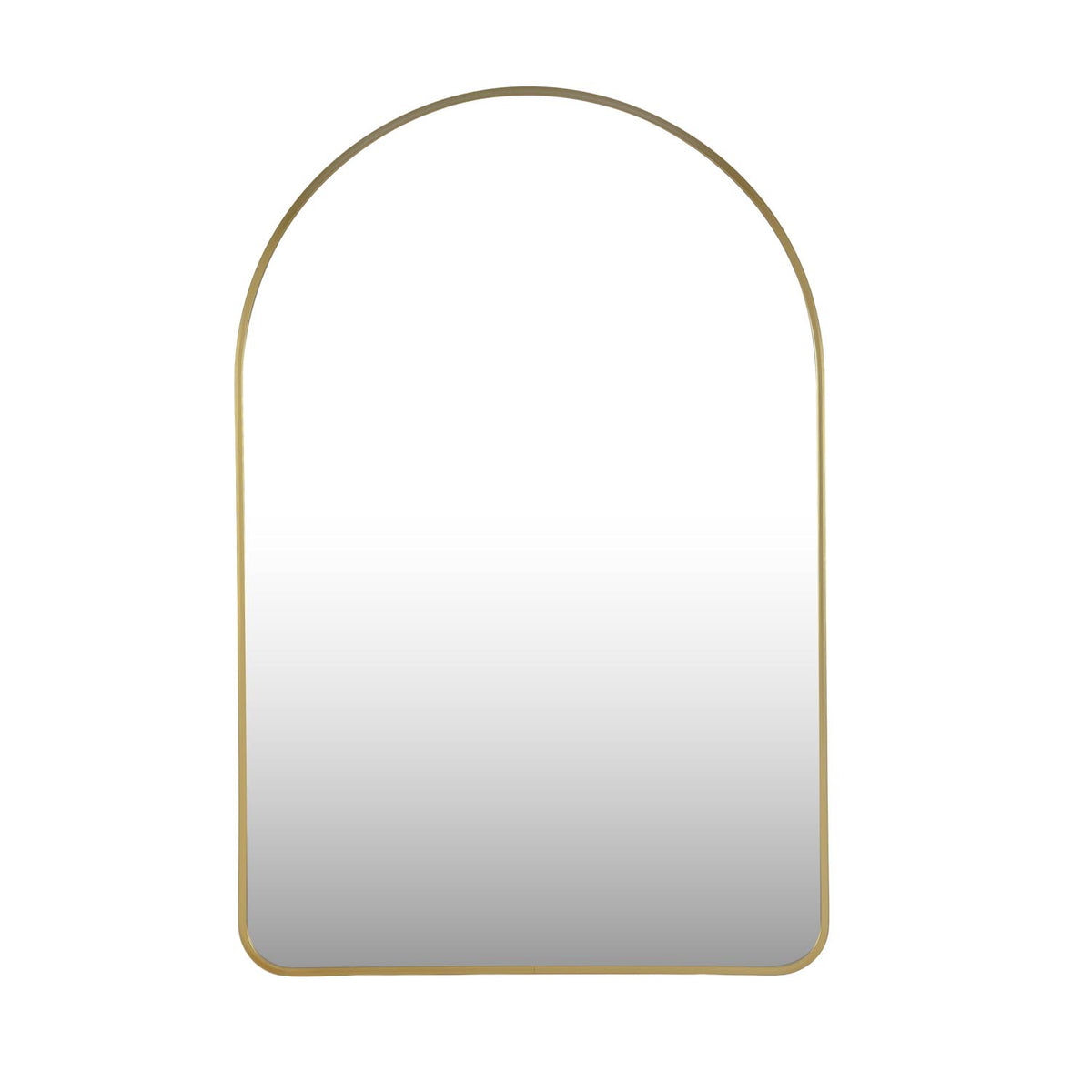 Soft Arch Wall Mirror- Gold