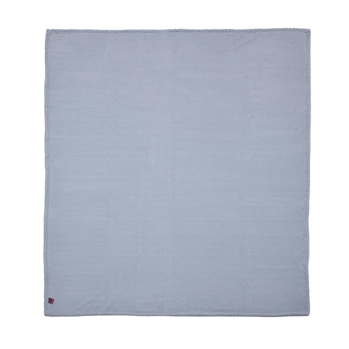 Jacquard Popcorn Polyester Double Blanket- Grey