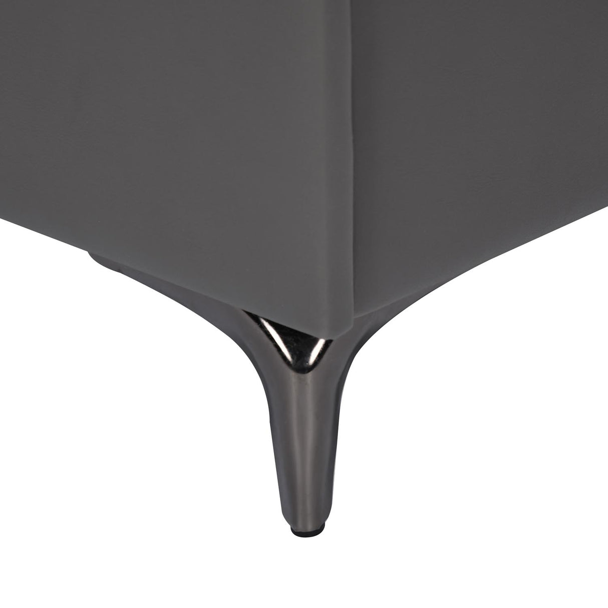 Lynn Upholstered Night Stand- Grey