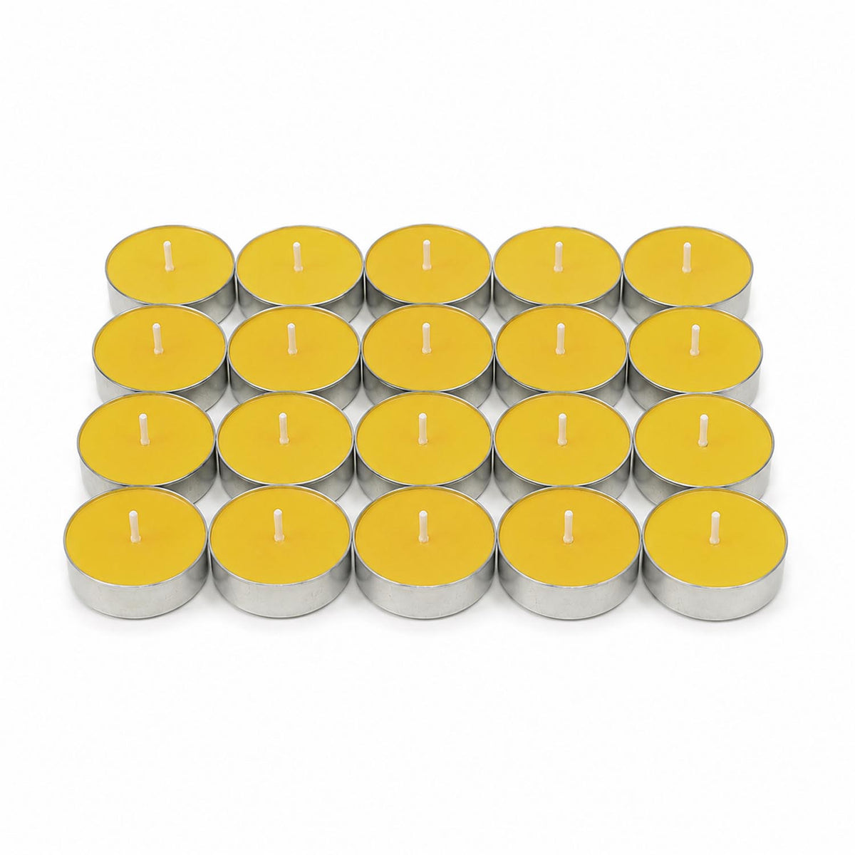 Lemon Yuzu Tealight Candle Set of 20- Yellow