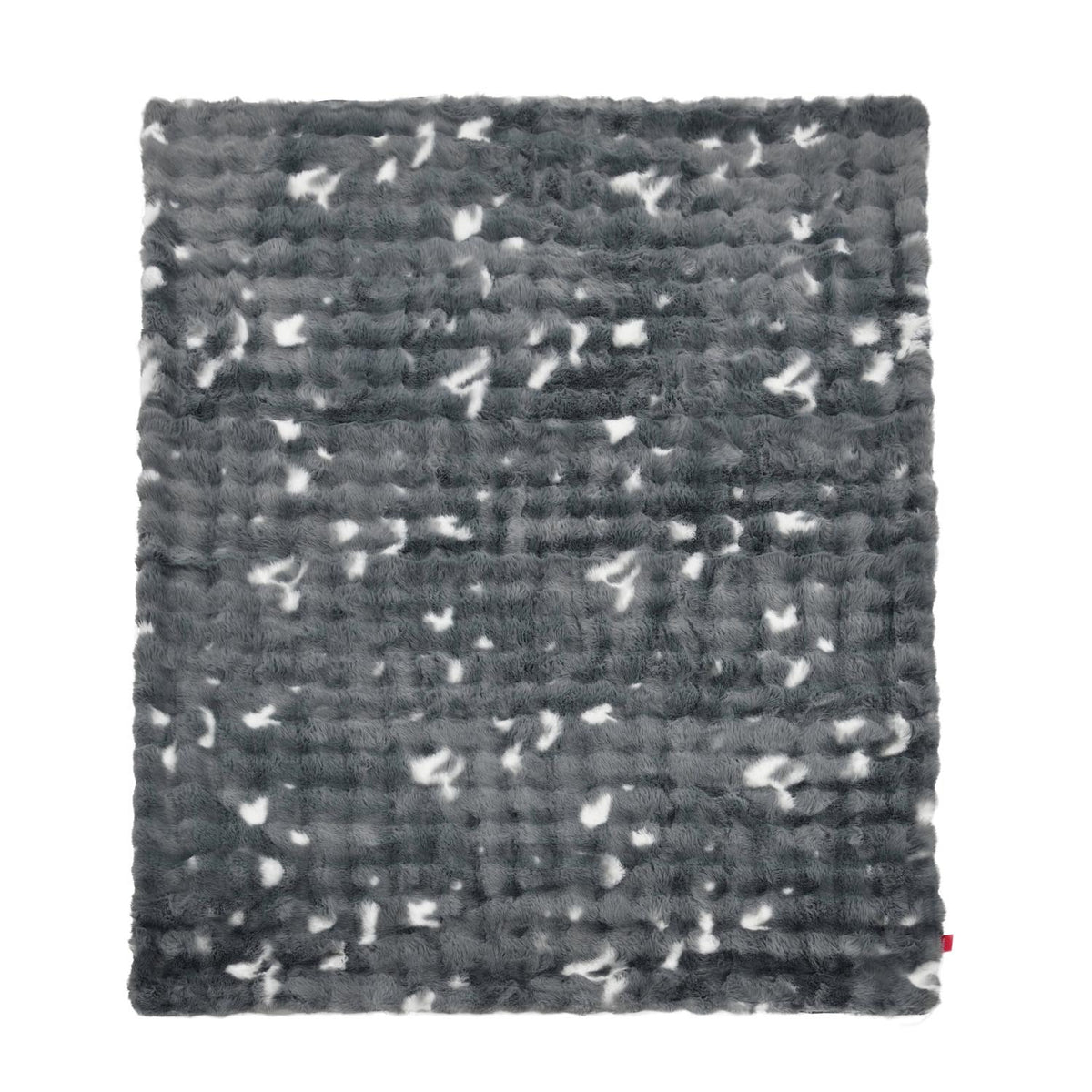 Soft Fur Polyester Single Blanket- Grey