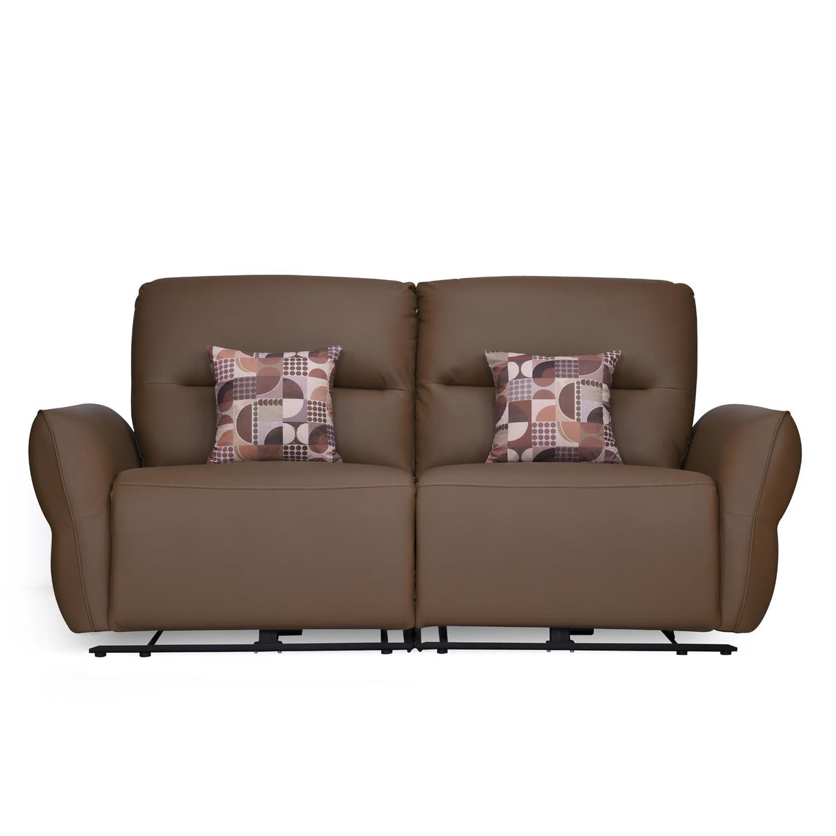 Norma 3 Seater Electric Recliner Sofa- Camel Brown