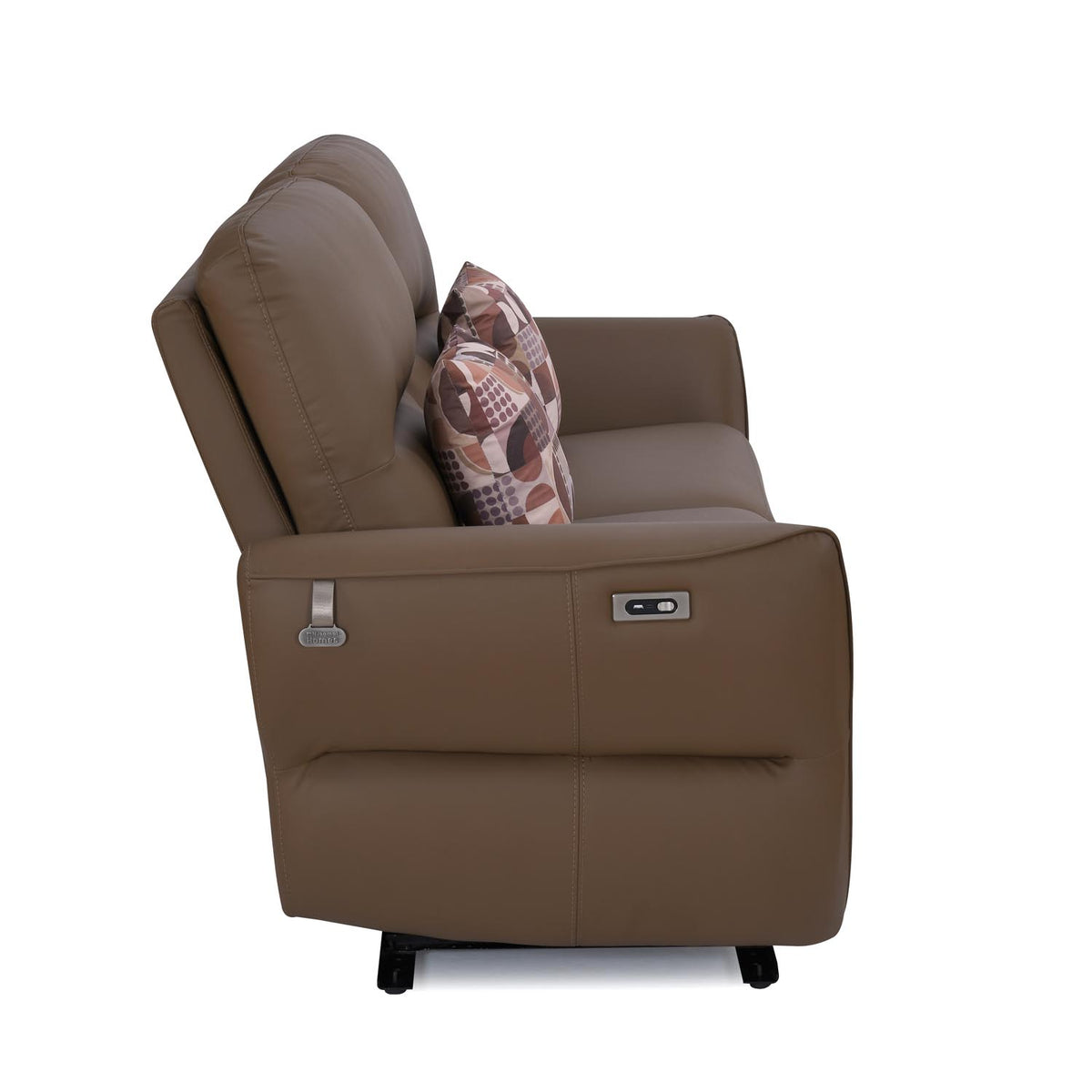 Norma 3 Seater Electric Recliner Sofa- Camel Brown