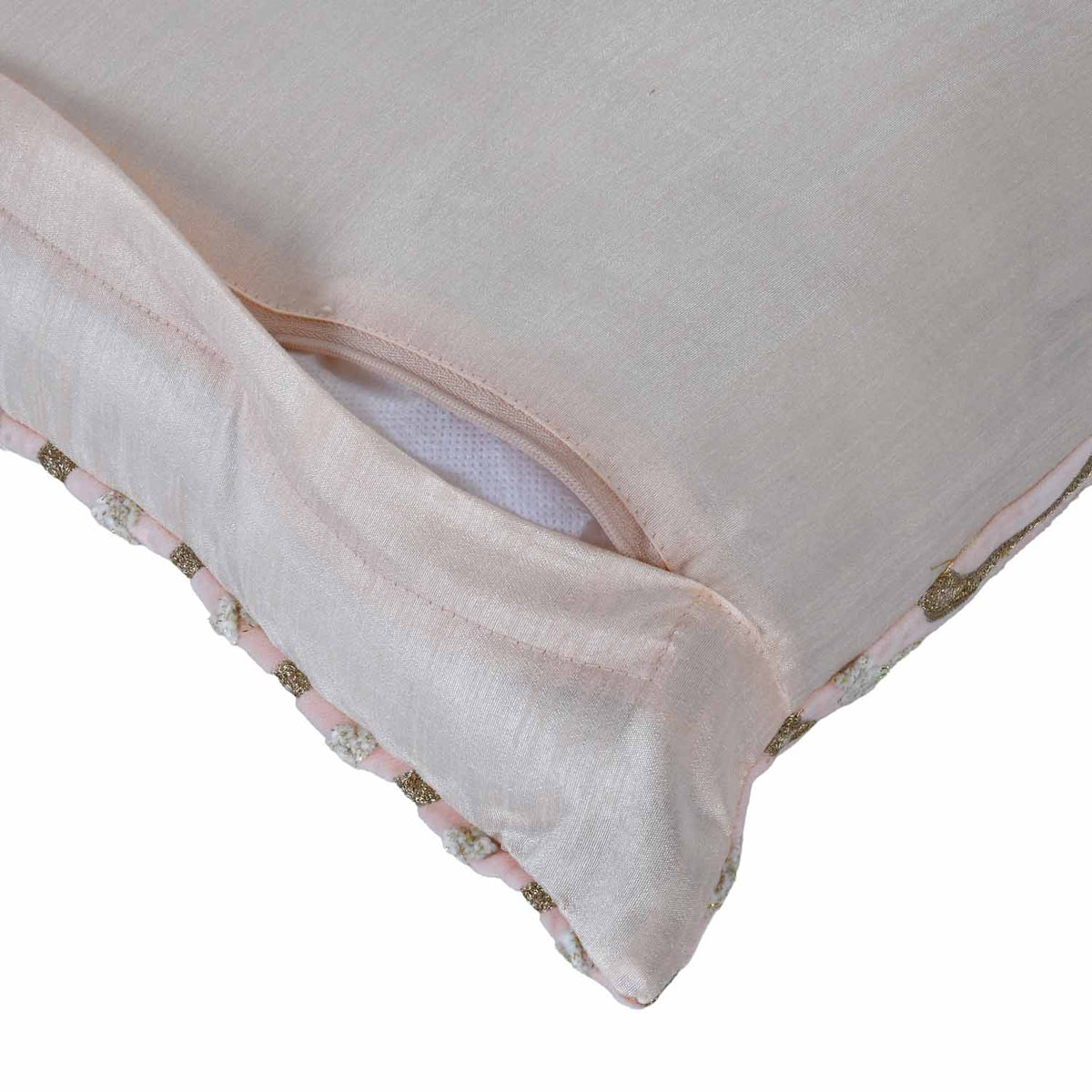 La Rosa Vortex lines Cushion Cover- Pink