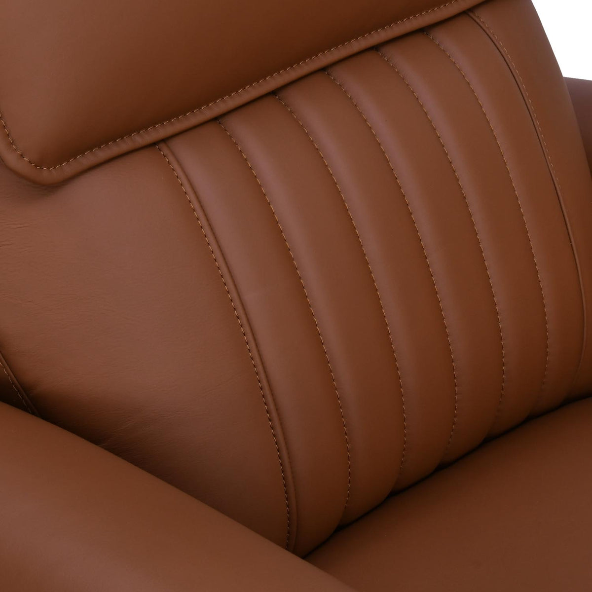 Earthyn 1 Seater Electric Recliner with 3R Mechanism- Chestnut Brown