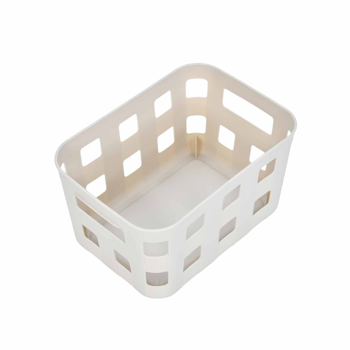 Arcade Nova Weave Pattern Storage Basket- Beige (4L)