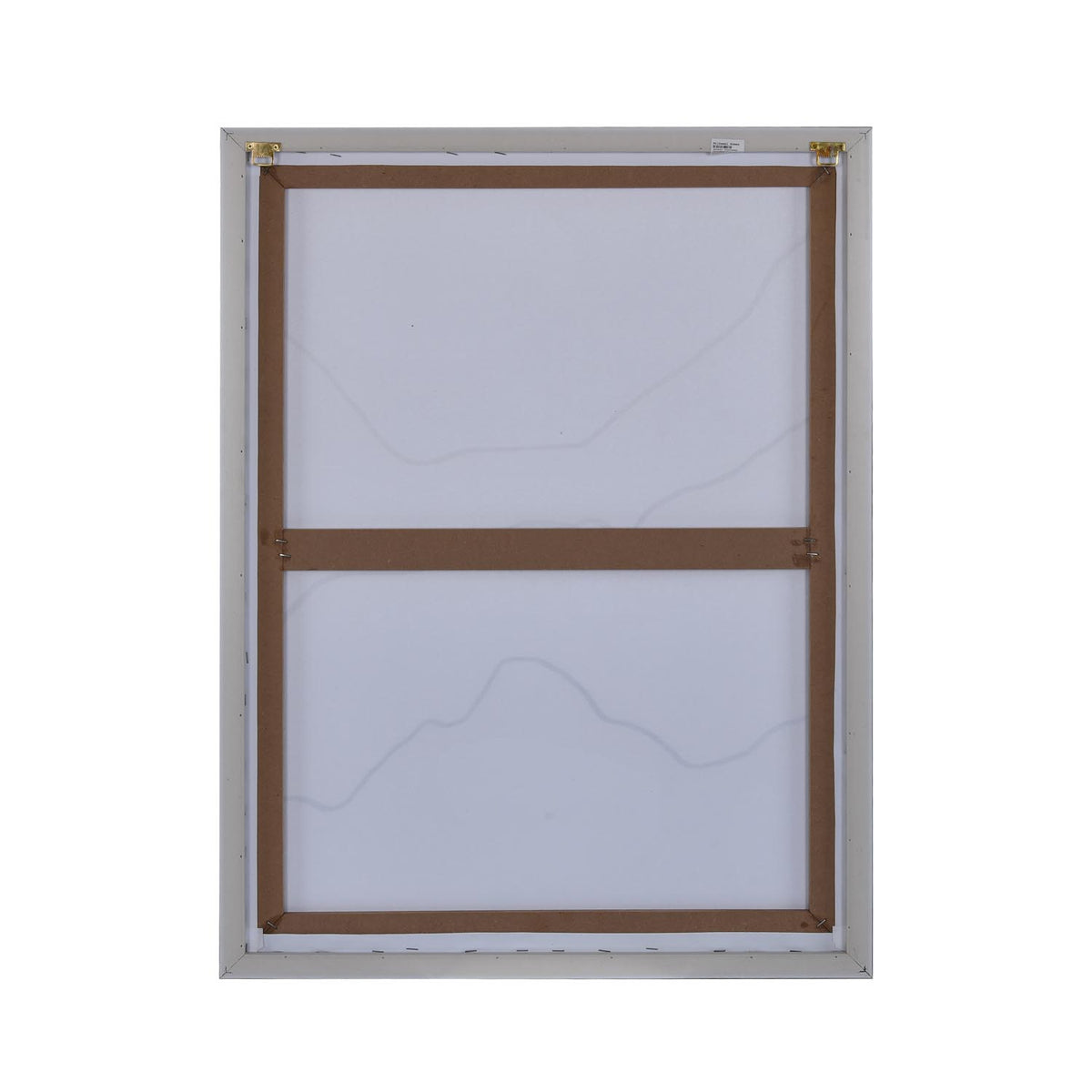 Modern Muse Abrstact Mountain 1 Canvas Painting- Brown