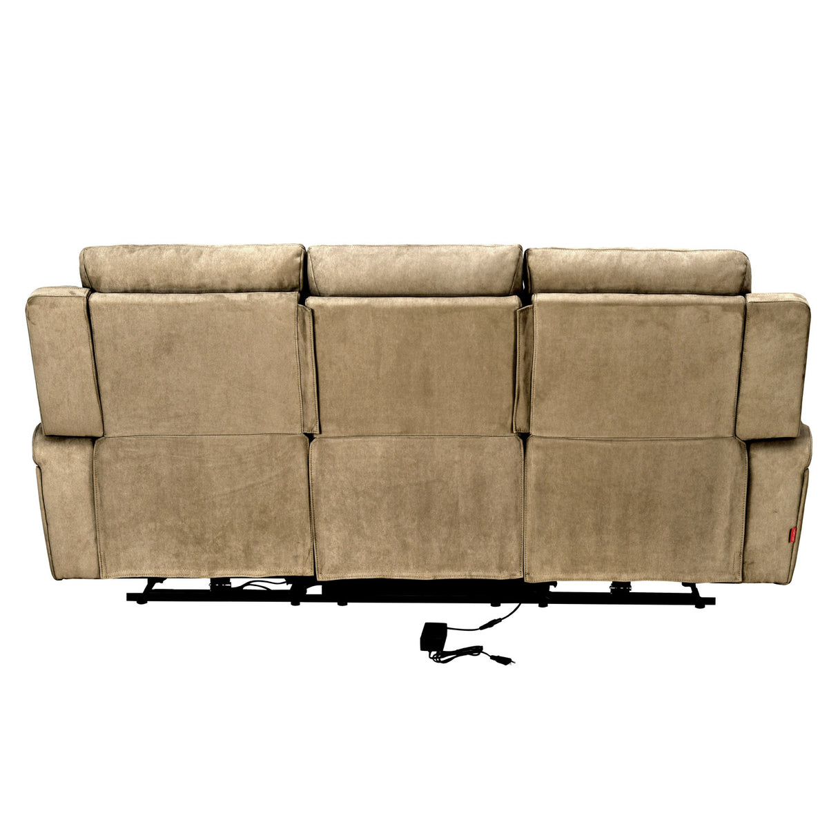 Clapton 3 Seater Double Motor Electric Recliner(Beige)