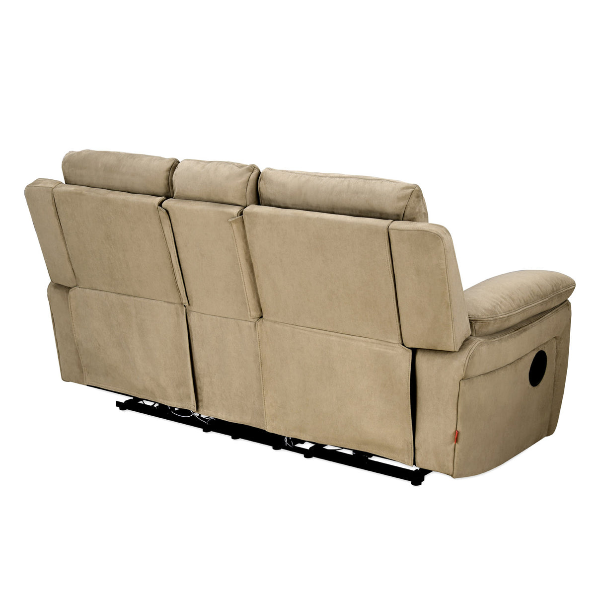Clapton 2 Seater Double Motor Electric Recliner With Smart Center Console (Beige)