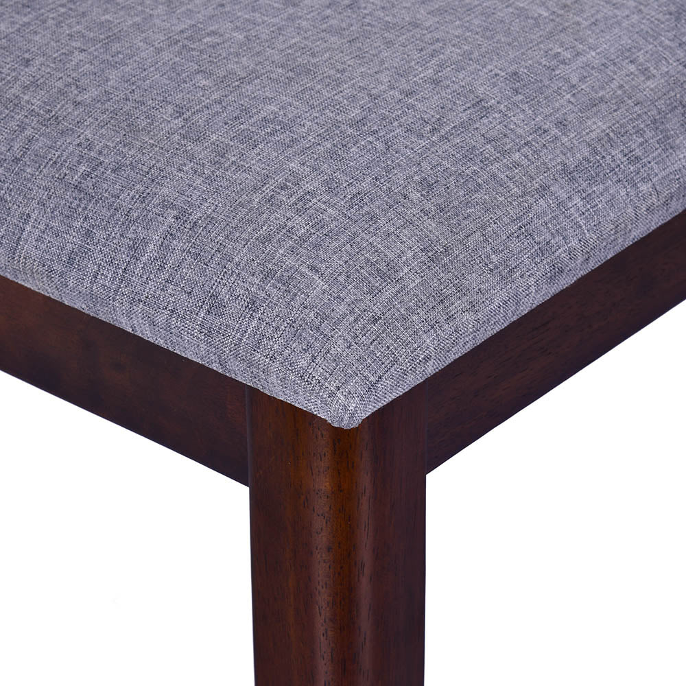 Orval 1 + 4 + Bench Dining Set (Rio Brown)