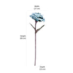 Artificial Rose Flower Stick (Blue)