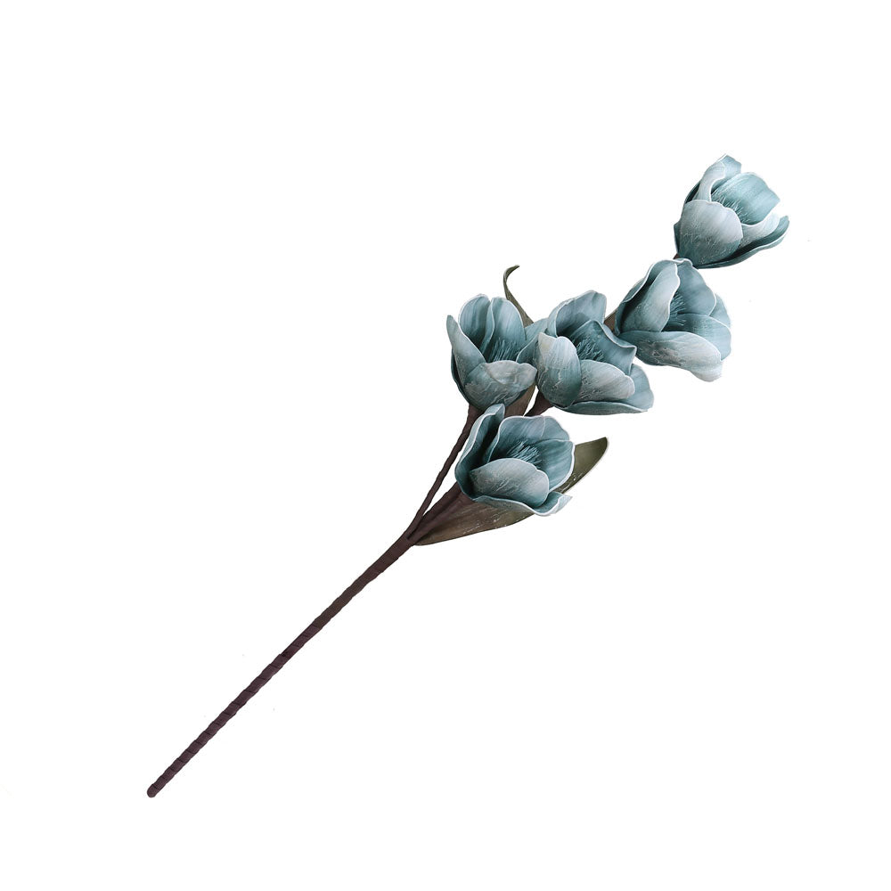 Artificial Tulip Flowers Bunch (Blue)