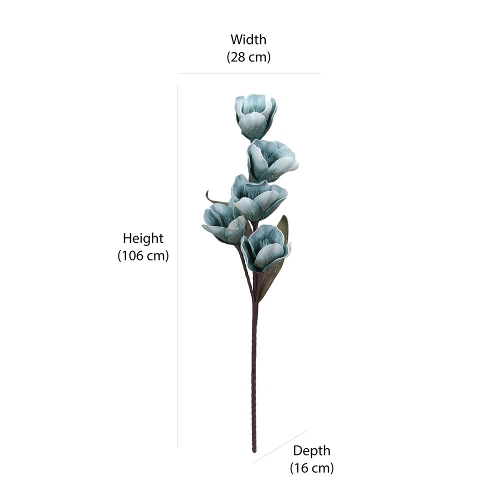 Artificial Tulip Flowers Bunch (Blue)