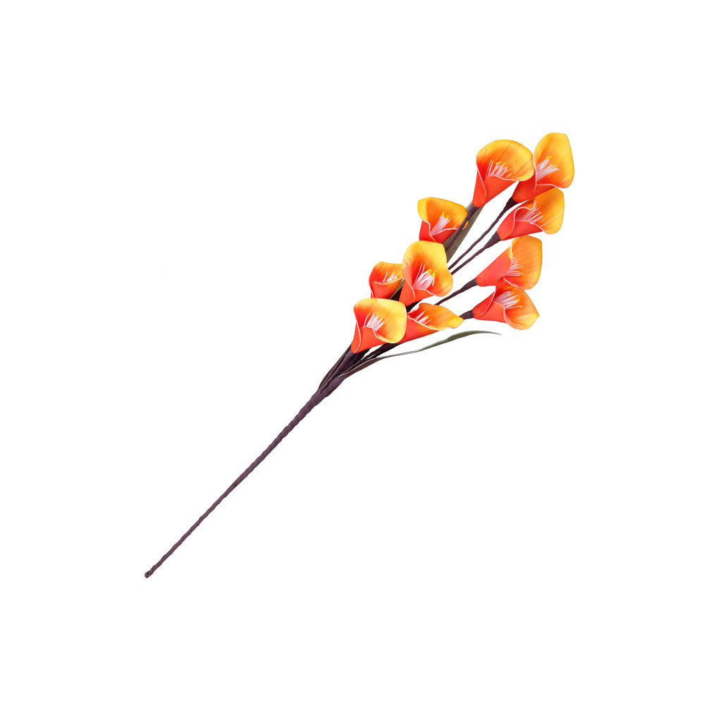 Artificial Tulip Flowers Bunch (Orange)