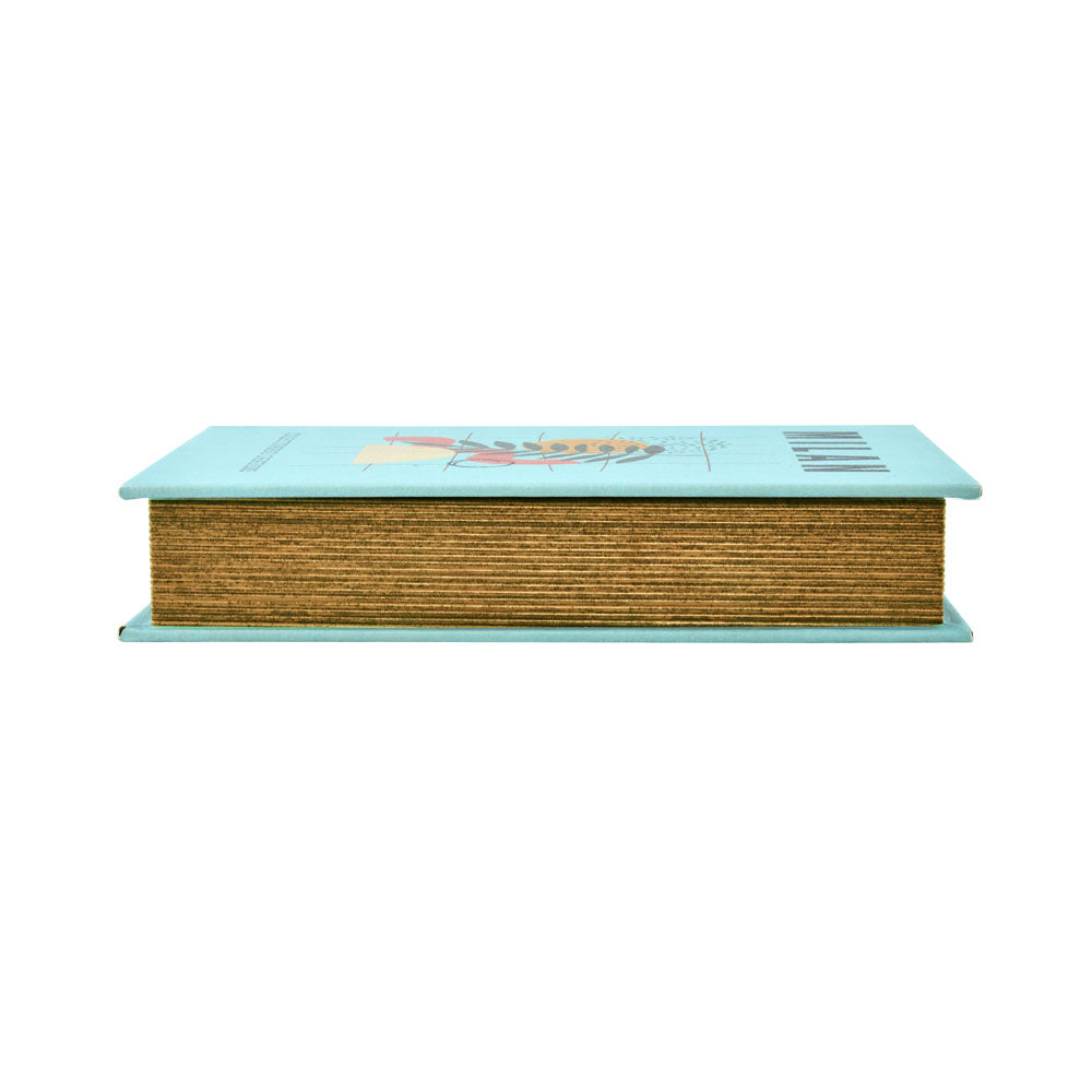 Milan Book Shaped Storage Box (Large, Blue)
