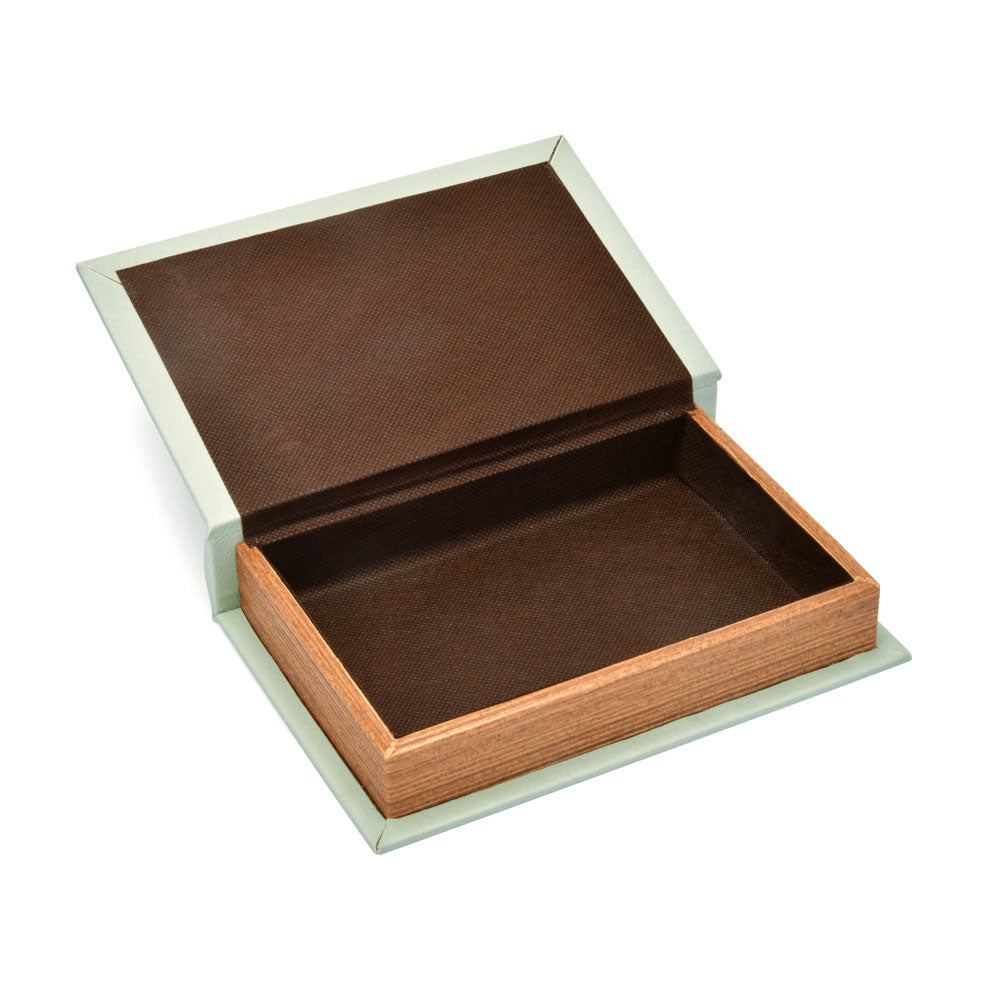 Paris Book Shaped Storage Box (Small, Blue)